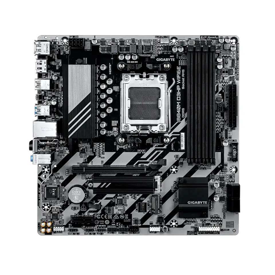 Motherboard GIGABYTE B840M D3HP WIFI6E, Chipset AMD B840, Socket AMD AM5, mATX 2