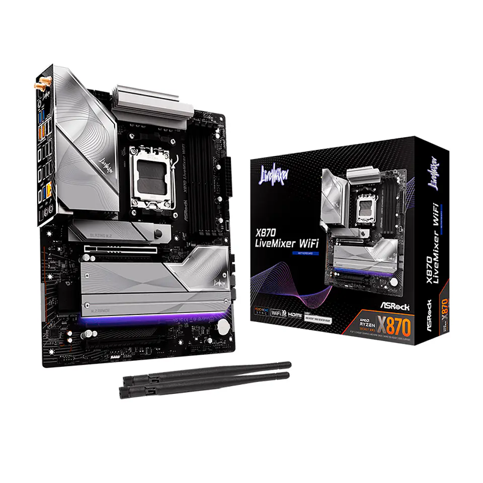 MB Ar X870 Livemixer WIFI DDR5 1