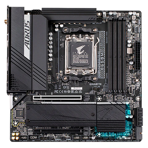 Motherboard Gigabyte B650M AORUS ELITE AX, Chipset AMD B650, Socket AMD AM5, mATX
