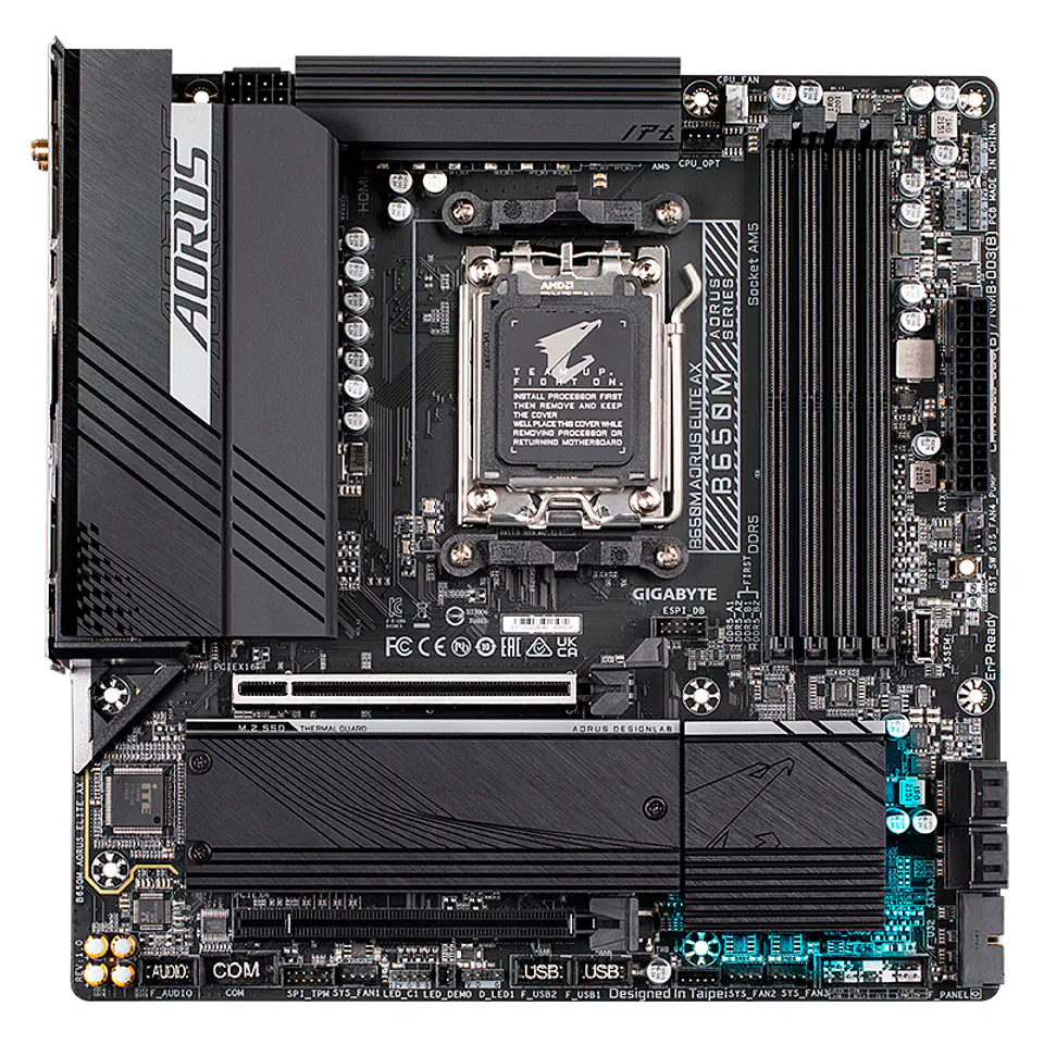 Motherboard Gigabyte B650M AORUS ELITE AX, Chipset AMD B650, Socket AMD AM5, mATX 1