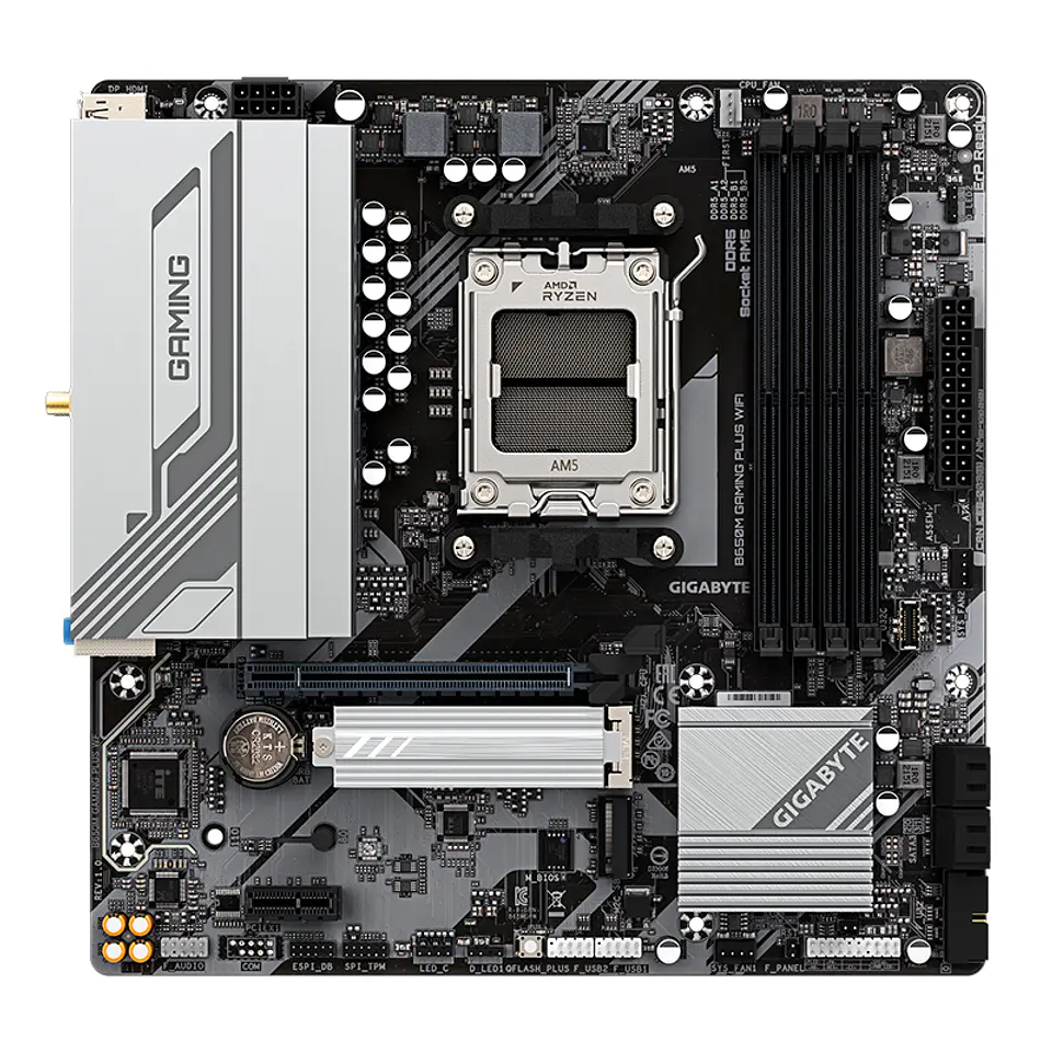 Motherboard Gigabyte B650M GAMING PLUS WIFI, Chipset AMD B650, Socket AMD AM5, mATX 1