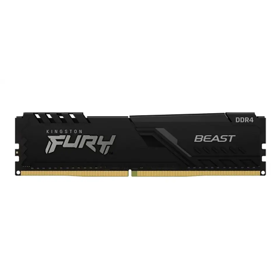 Memoria UDIMM Kingston Fury Beast, 32GB, DDR4, 3200MT/s, PC4-25600, CL16, 1.35V, Negro 1