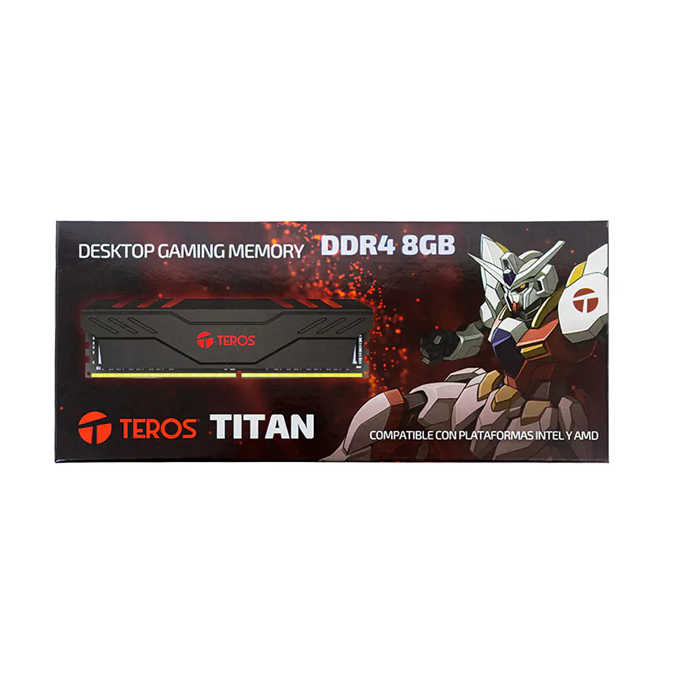 Memoria RAM Teros Titan 8GB DDR4-3200MHz, PC4-25600, CL17/CL16, 1.2/1.35V, Negro 3