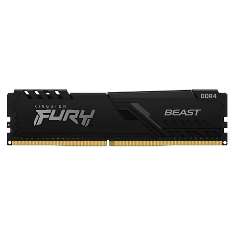 Memoria Kingston Fury Beast, 8GB, DDR4 3600 MT/s, PC4-28800, CL17, 1.35V.