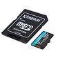 Memoria Flash microSD Kingston Canvas Go! Plus, 128GB, con adaptador SD - Miniatura 2