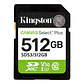 Memoria Card SD Kingston SD Canvas Select Plus 512GB, categoría de velocidad: UHS-I/U3/V30 - Miniatura 1