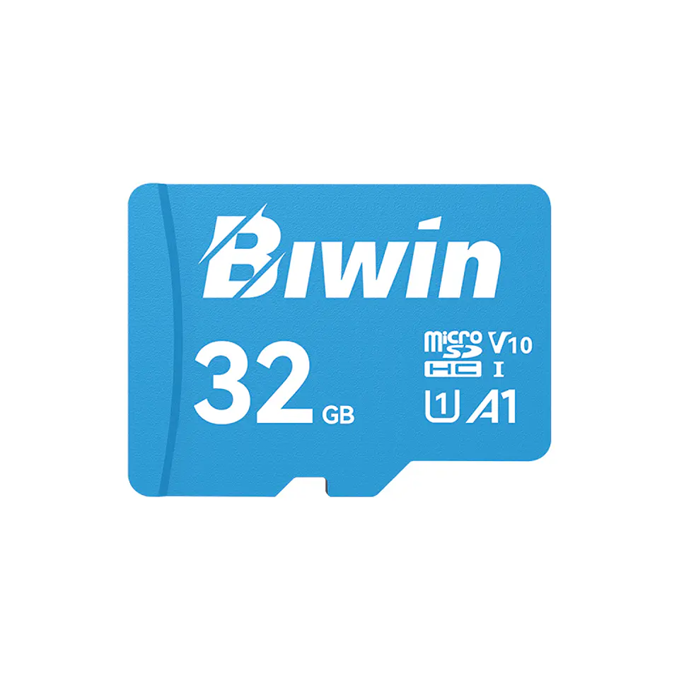 Memoria Flash microSD BIWIN MS100, 32GB, Interfaz: UHS-1, C10, U1, V10, A1 1