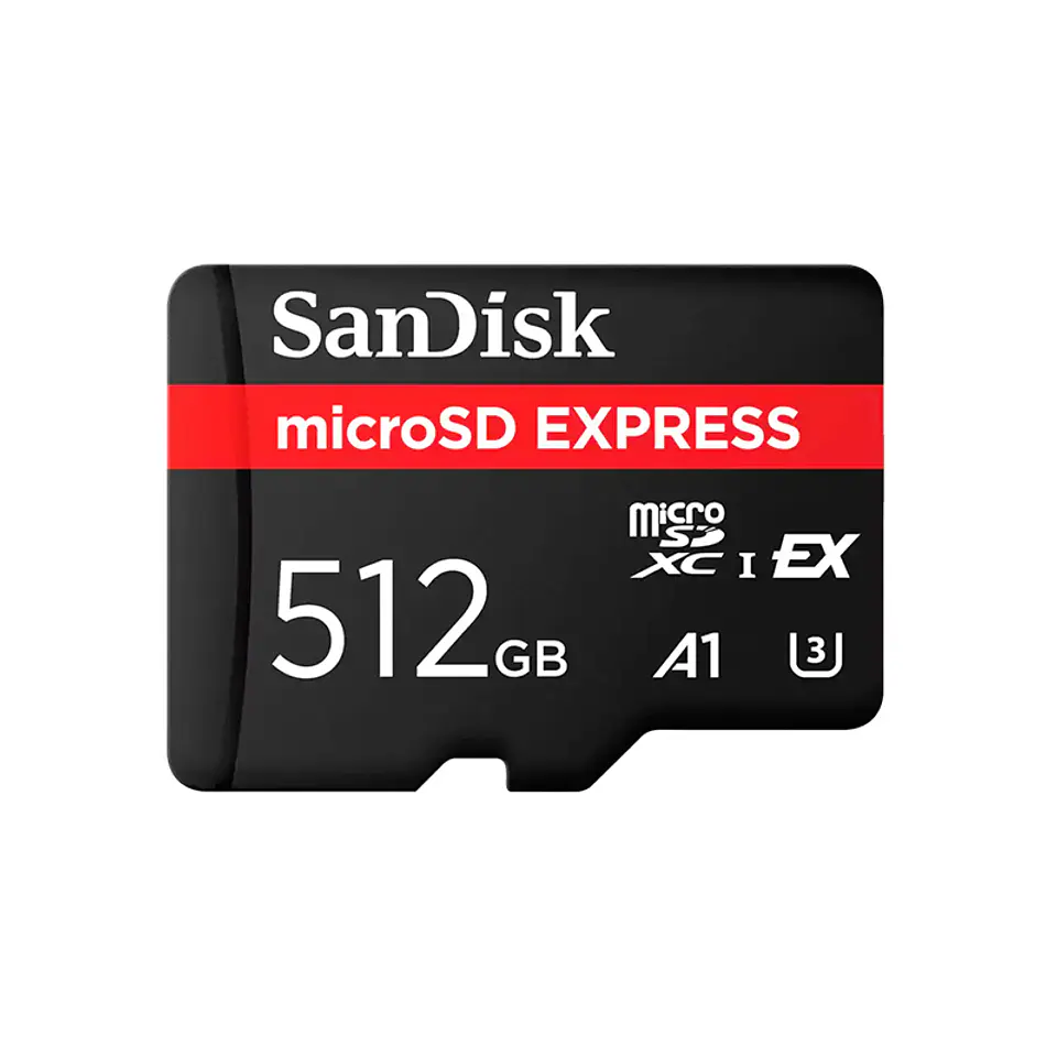 Memoria Flash SanDisk microSD Express 512GB, Interfaz: PCIe Gen 3 1