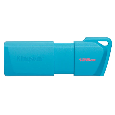 Memoria Flash USB Kingston DataTraveler Exodia M, 128GB, interfaz: USB 3.2 Gen 1, Azul