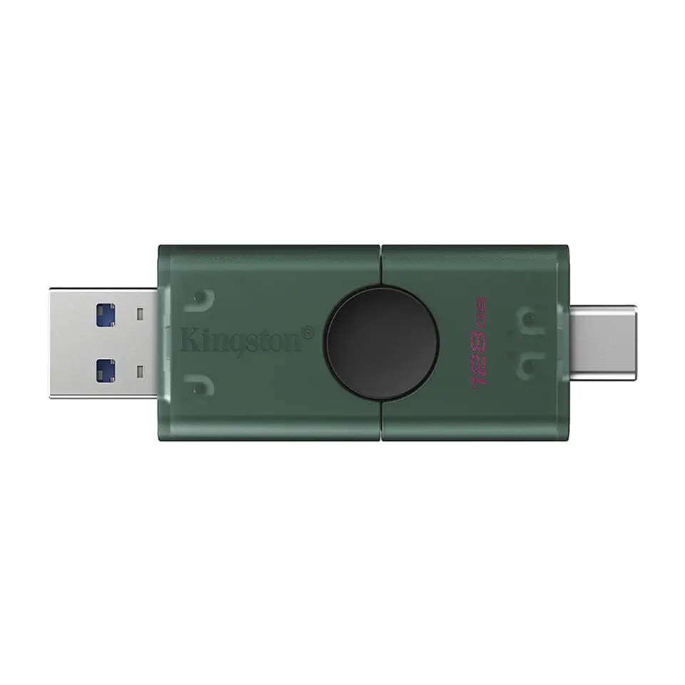 Memoria Flash USB Kingston DataTraveler Duo, 128GB USB 3.2 Gen 1, Color Negro Mate 2