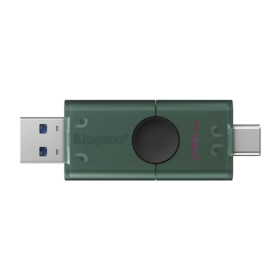 Memoria Flash USB Kingston DataTraveler Duo, 256GB USB 3.2 Gen 1, Color Negro Mate 2