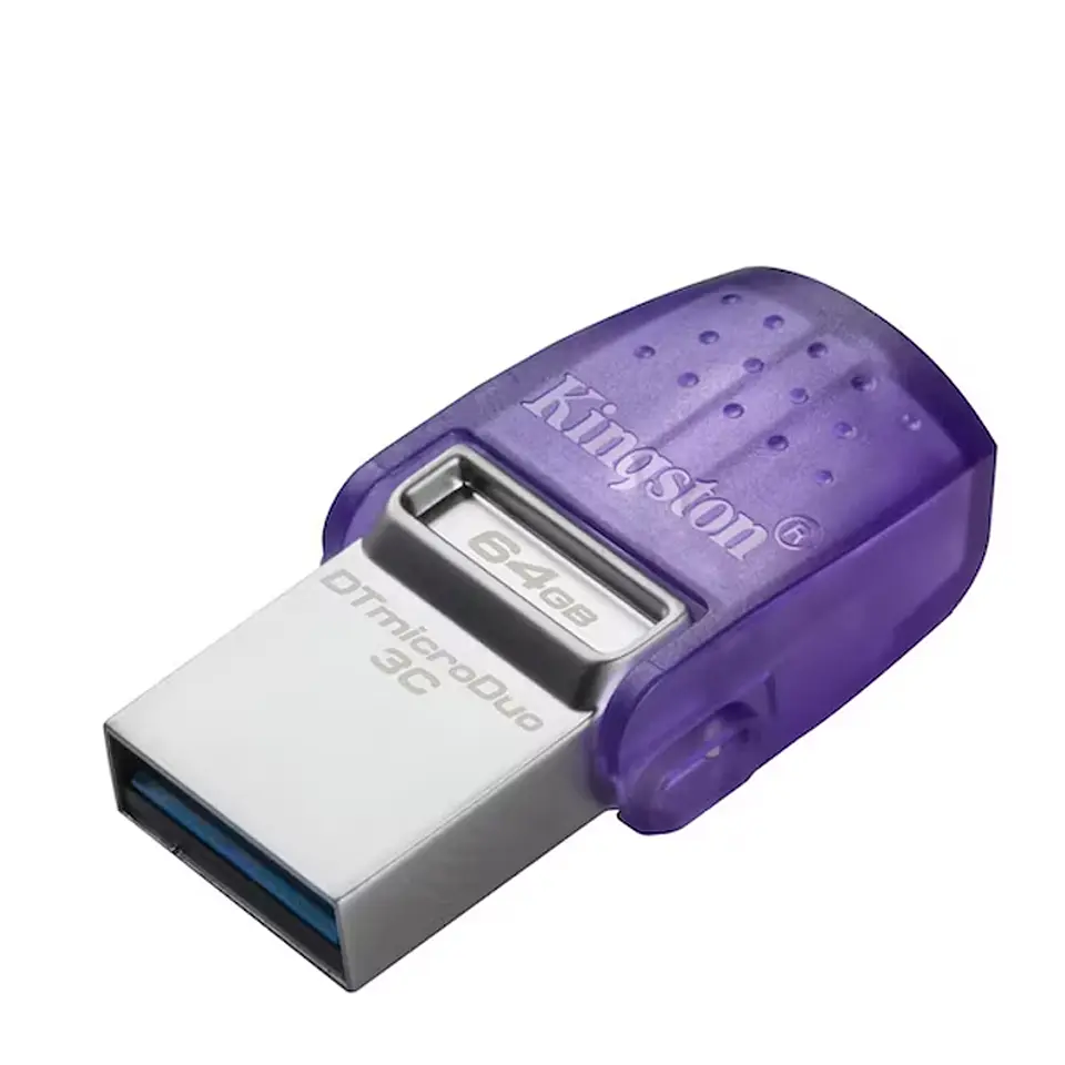 Memoria Flash USB Kingston DataTraveler microDuo 3C, 64GB, USB 3.2 Gen 1. 1