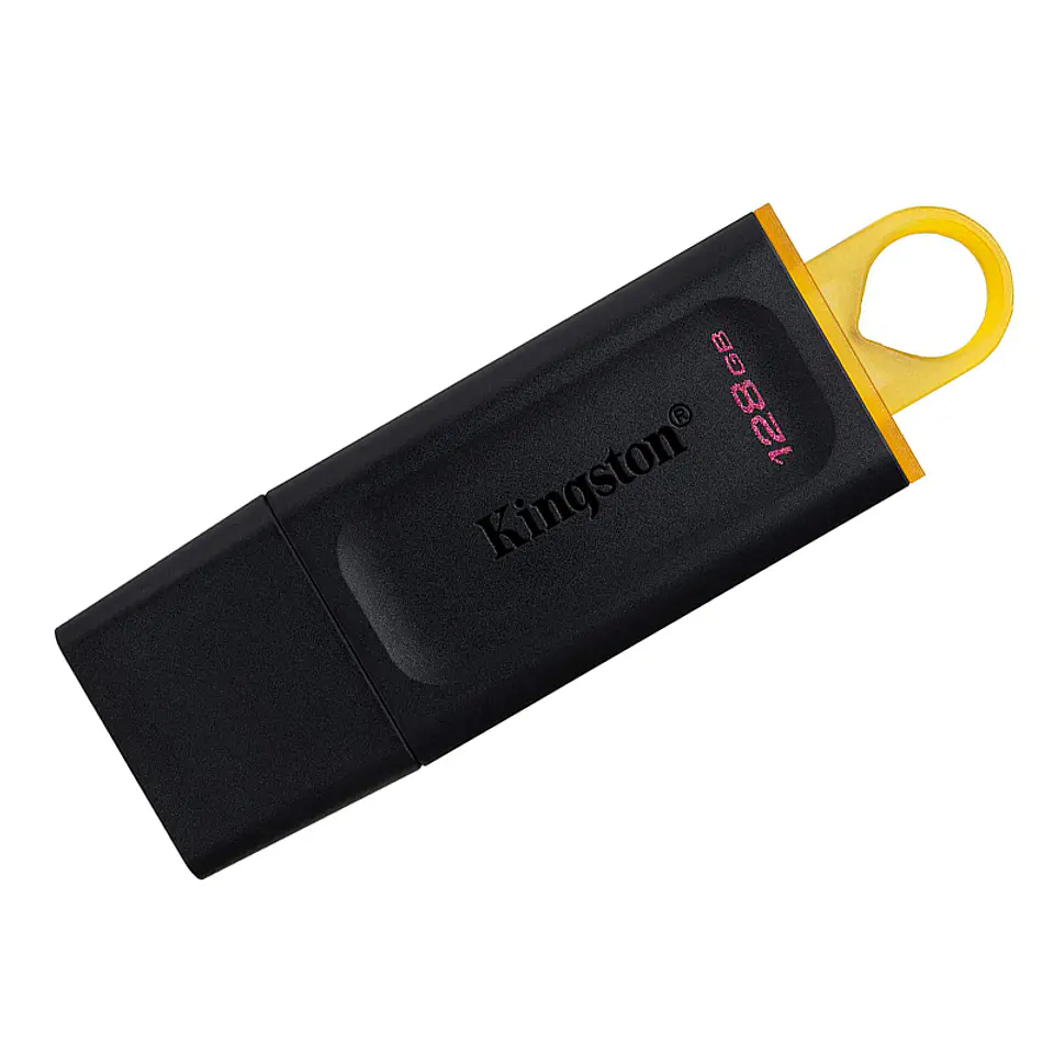 Memoria Flash USB Kingston DataTraveler Exodia 128GB, USB 3.2 Gen 1, Color Amarillo. 1