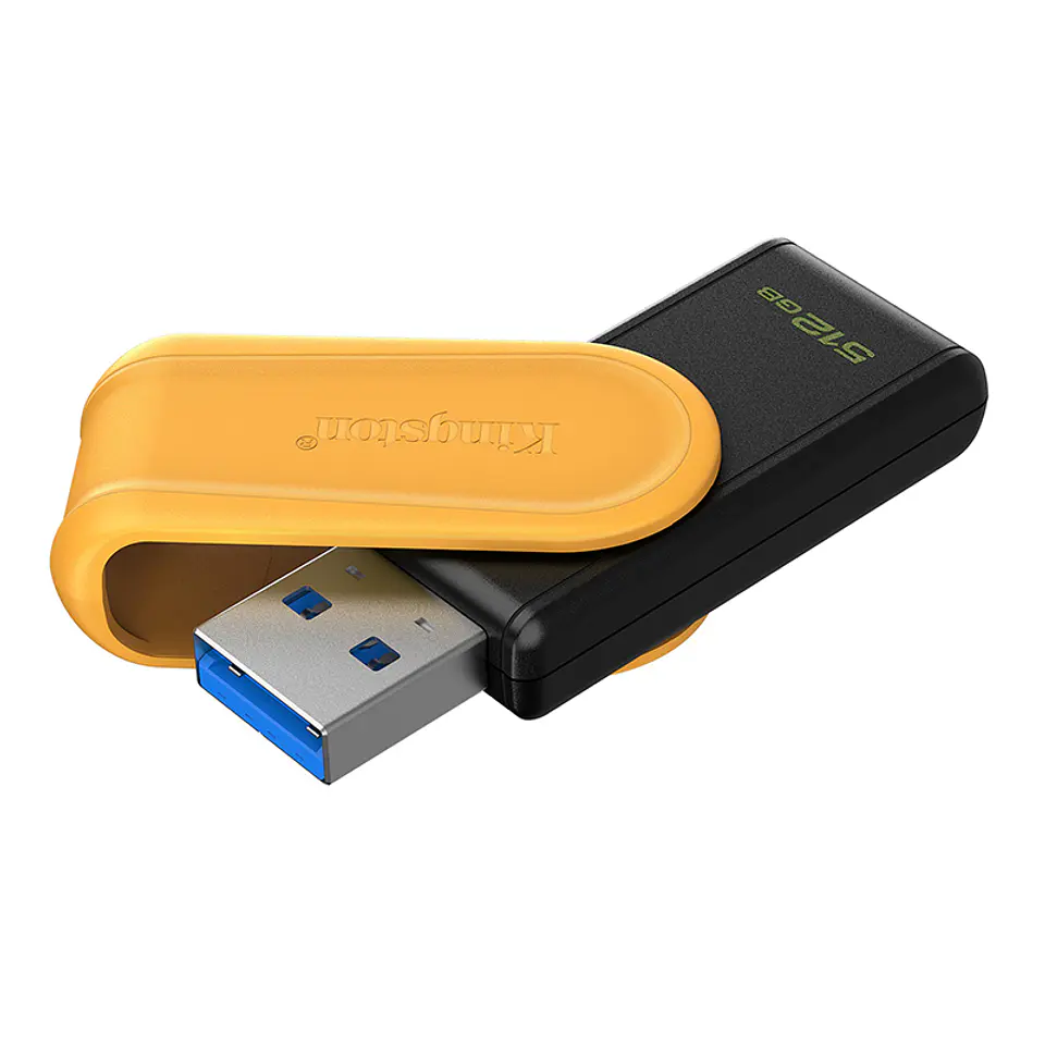 Memoria Flash USB Kingston DataTraveler Exodia S, 512GB, interfaz: USB 3.2 Gen 1, Amarillo 1