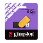 Memoria Flash USB Kingston DataTraveler Exodia S, 512GB, interfaz: USB 3.2 Gen 1, Amarillo - Miniatura 3