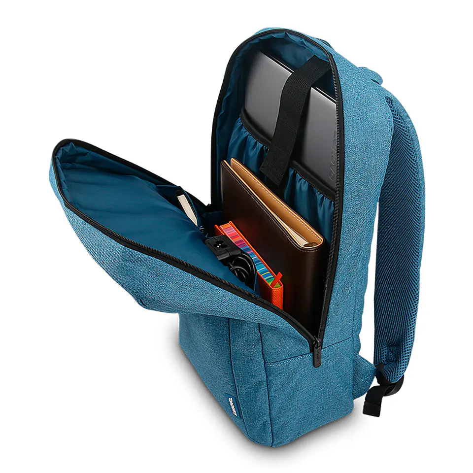 Mochila Casual Lenovo para Laptop de hasta 15.6 B210, Color Azul 2