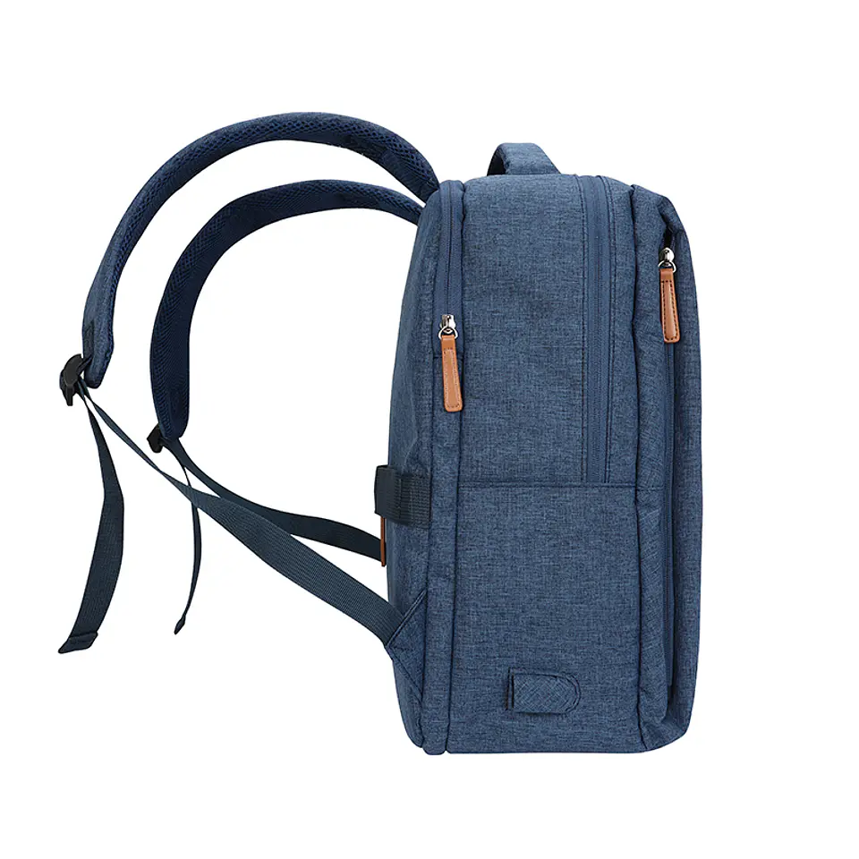 Backpack Teros City III Navy TE9048NV, para Notebooks de hasta 15.6