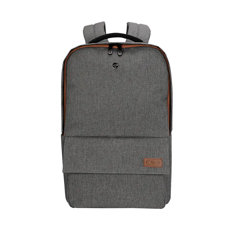 Backpack Teros City II TE-9028-2GR, para Notebooks de hasta 15.6