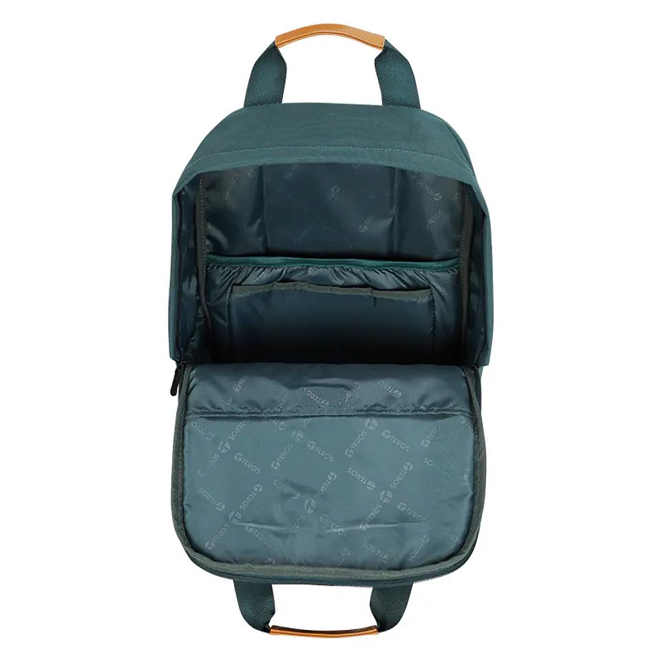 Backpack Teros City II TE-9032GR, Para Notebooks de hasta 15.6