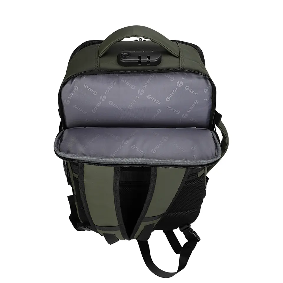 Backpack TEROS Travel TE-9040DG, Para Notebooks de hasta 15.6