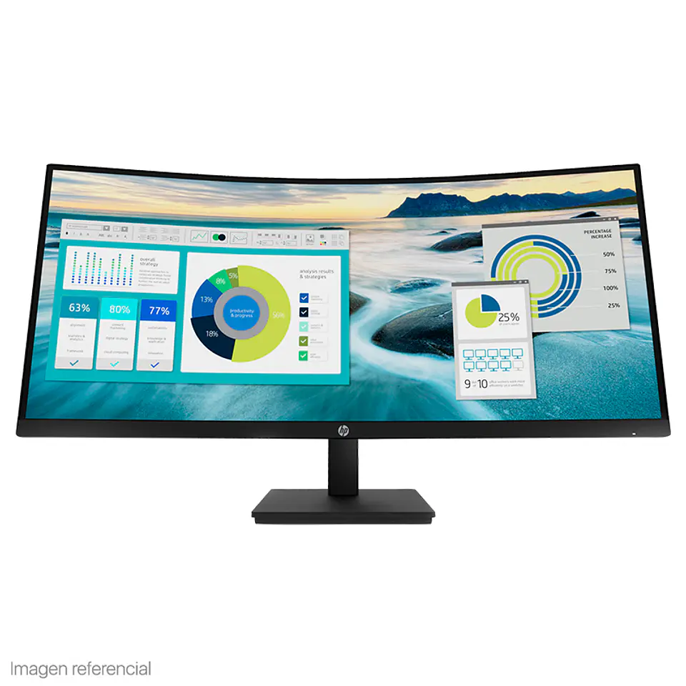Monitor HP P34hc G4 WQHD VA USB-C Curvo 34