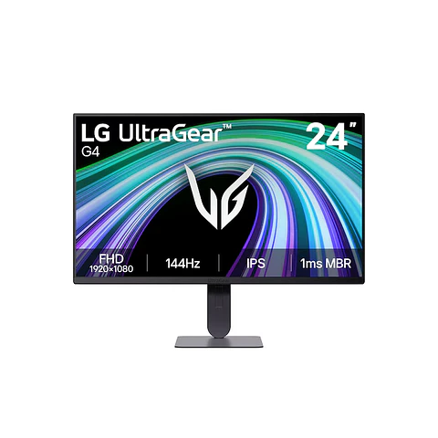 Monitor LG UltraGear G4 24G414B, 24/FHD/IPS/144Hz/HDMI/DP/Salida para auriculares (3.5mm)