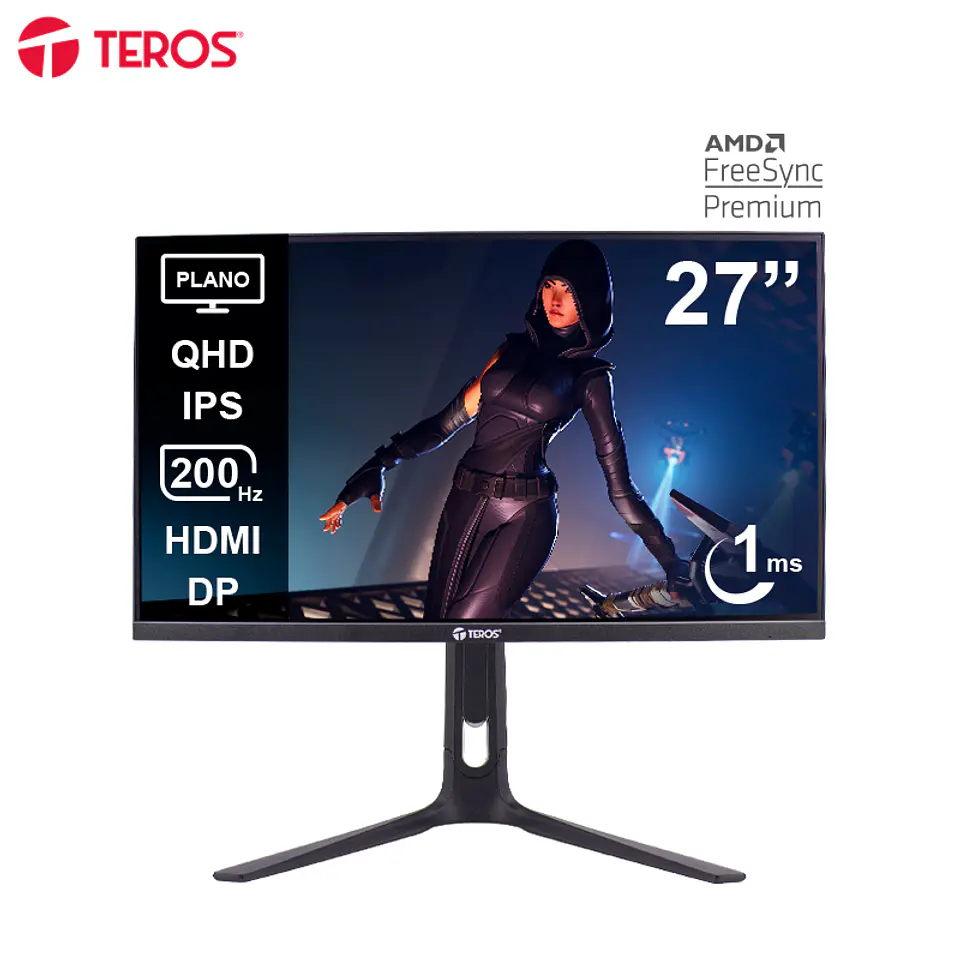Monitor plano gaming TEROS TE-2754G, 27