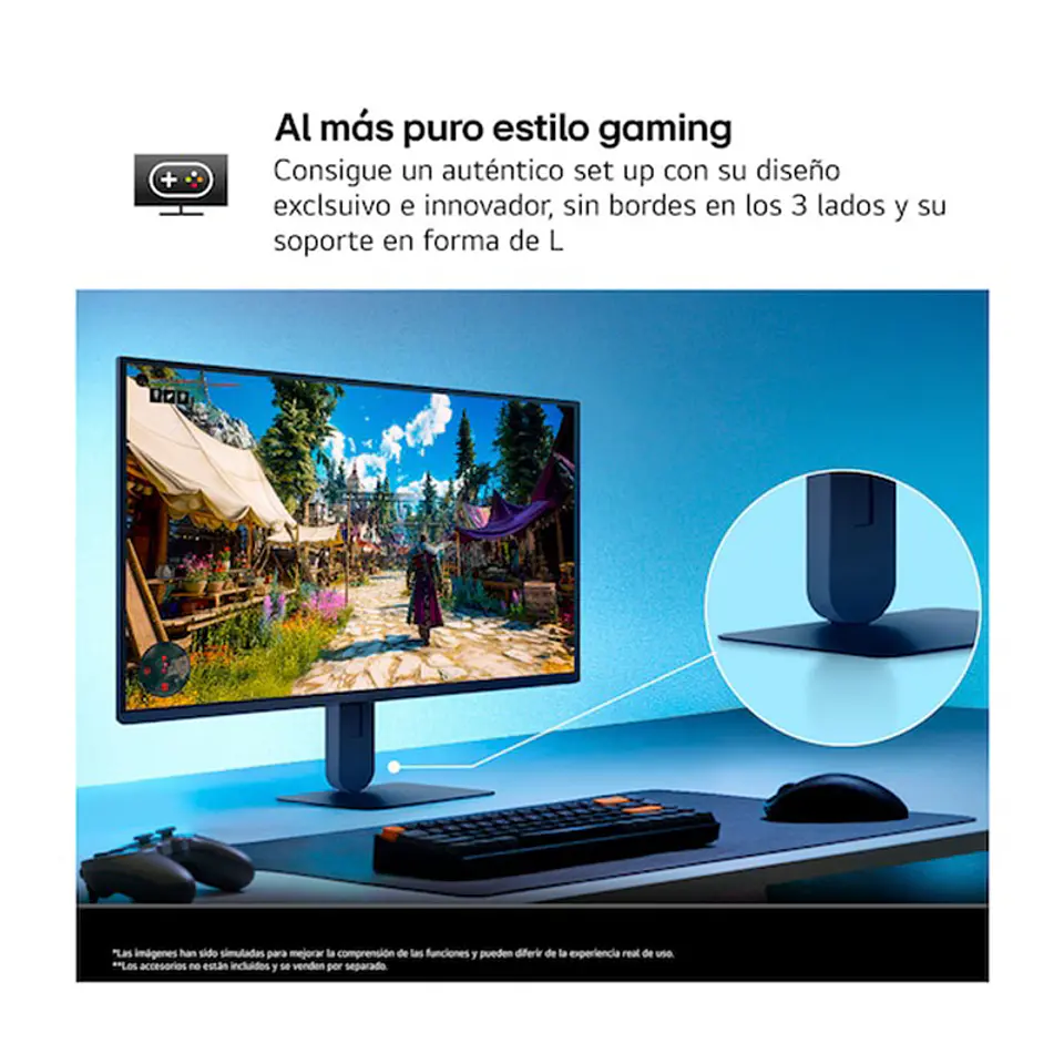 Monitor LG UltraGear G4 27G414B, 27/FHD/IPS/144Hz/HDMI/DP/Salida para auriculares 10
