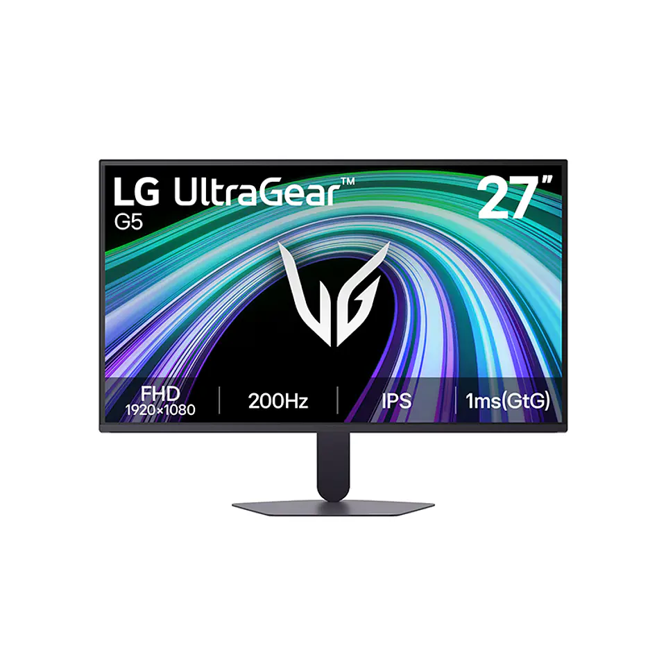 Monitor LG Gaming UltraGear G5, 27/FHD/IPS/200Hz/HDMIx2/DP/Salida_auriculares (3-Polos) 1