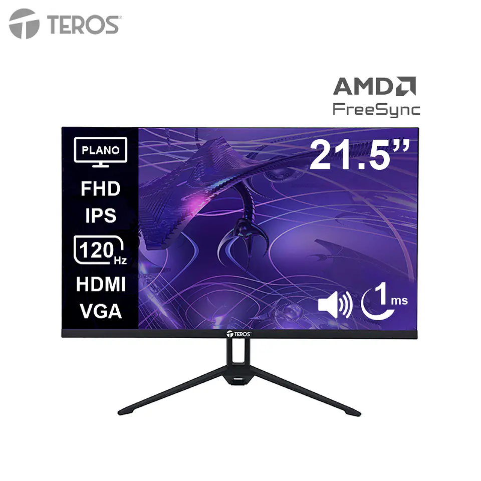 Monitor plano TEROS TE-2133S, 21.5