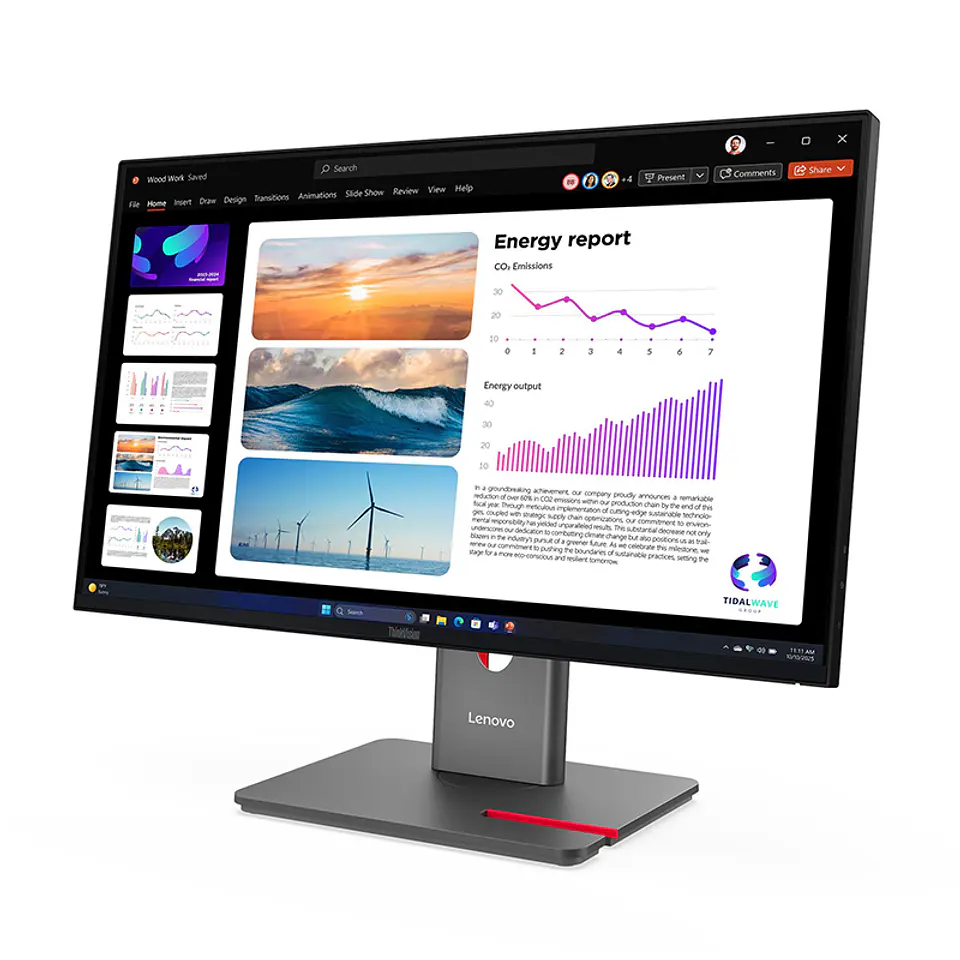 Monitor Plano Lenovo ThinkVision P24Q-40, 23.8