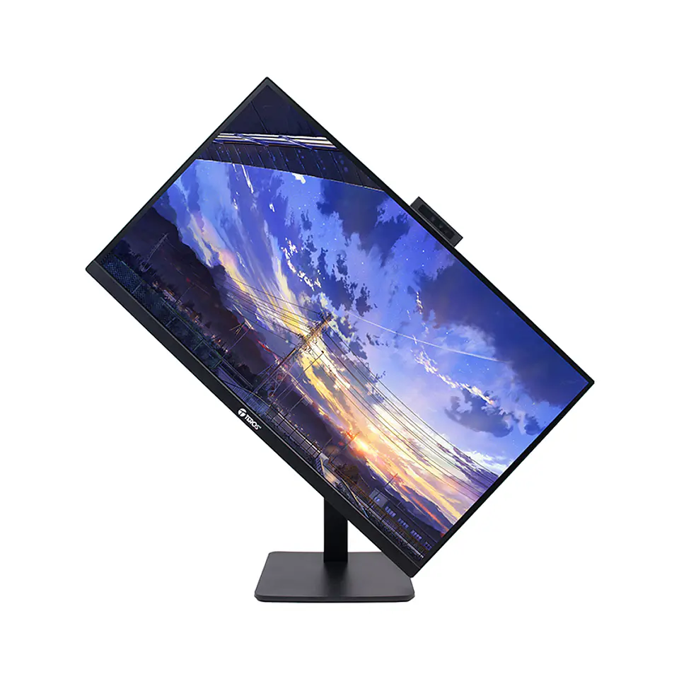 Monitor Plano Corporativo TEROS TE-2715CS, QHD IPS, 100Hz, HDMI, DP, Audio Out, Cámara 5MP 5
