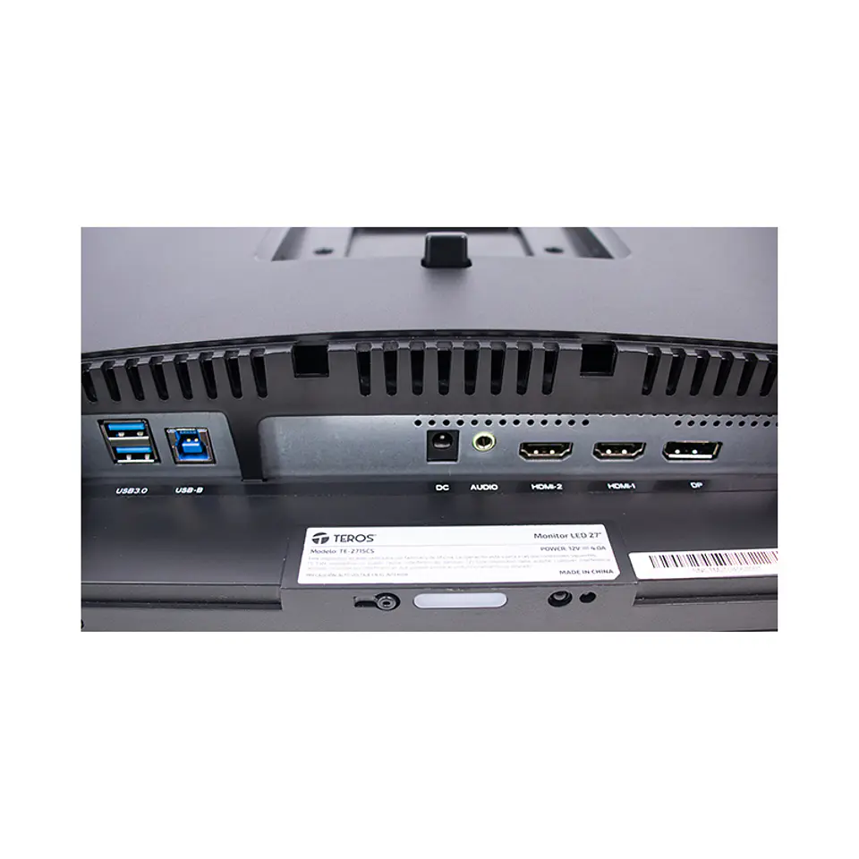 Monitor Plano Corporativo TEROS TE-2715CS, QHD IPS, 100Hz, HDMI, DP, Audio Out, Cámara 5MP 12