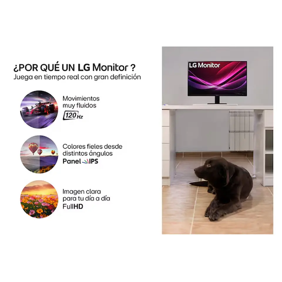 Monitor LG U4 27U411B-B, 27/FHD/IPS/144Hz/HDMIx1/Salida_auriculares (3.5mm) 8