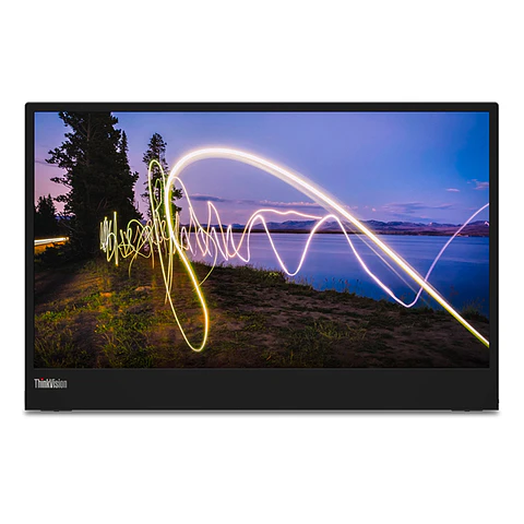 Monitor Lenovo ThinkVision M15 15.6" WLED IPS 1920x1080, 2x USB-C 3.2 G1 (DP 1.2 Alt Mode)