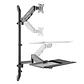 Soporte de pared + bandeja para teclado para monitor SpeaKa Professional SP-MM-710 - Miniatura 3