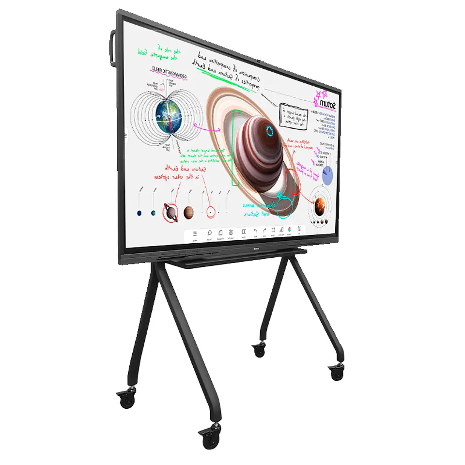 Rack portátil TEROS TE-9010S para pantalla táctil interactiva de 75
