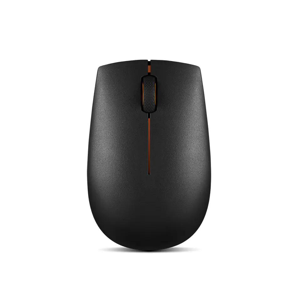 Mouse Lenovo 300 compacto, inalámbrico (2.4GHz a través de nano receptor USB-A), Negro 2
