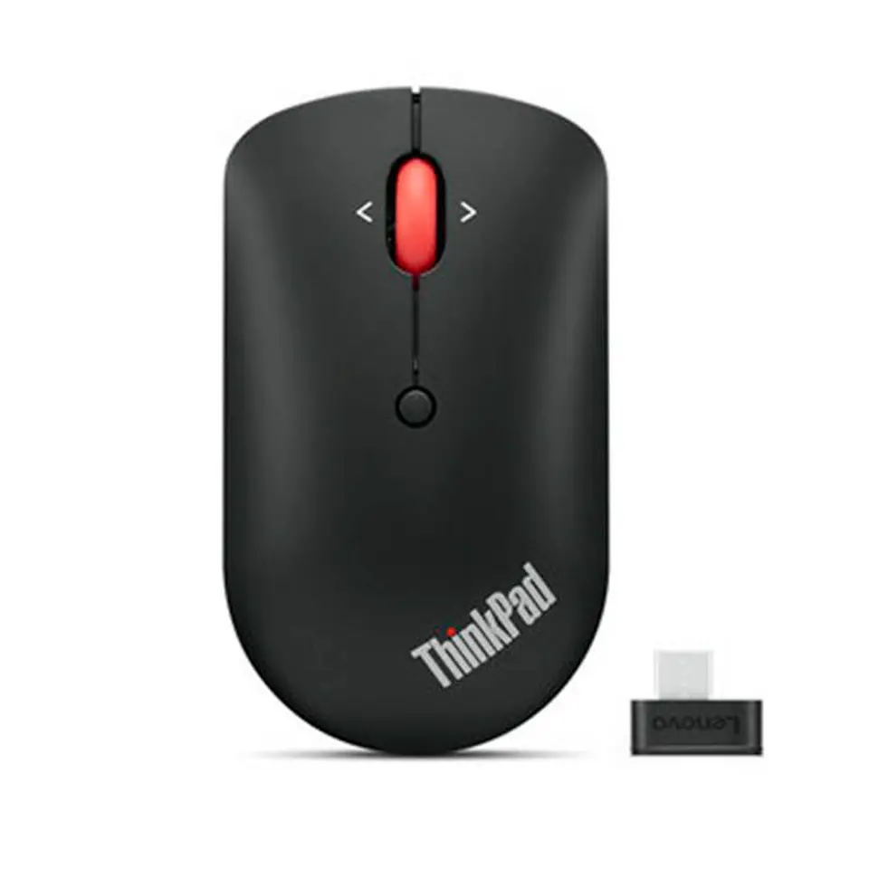 Mouse Lenovo Thinkpad Essential Inalambrico con Receptor USB Tipo-C, Color Negro 2