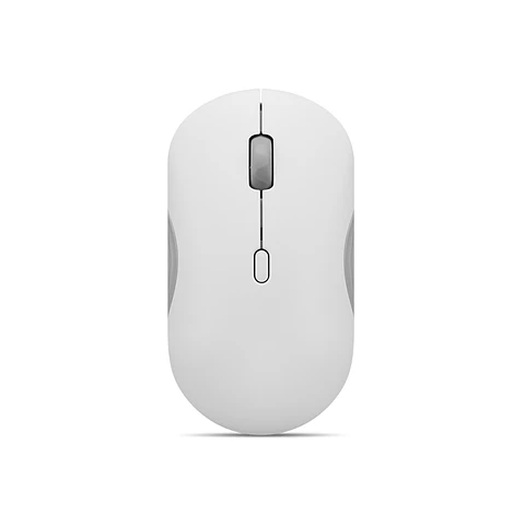 Mouse Lenovo 350 silencioso inalambrico (Dual Bluetooth 5.3) Color gris nube, sin batería