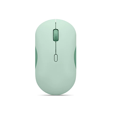 Mouse Lenovo 350 silencioso, Interfaz Bluetooth, Color Verde Musgo, sin batería