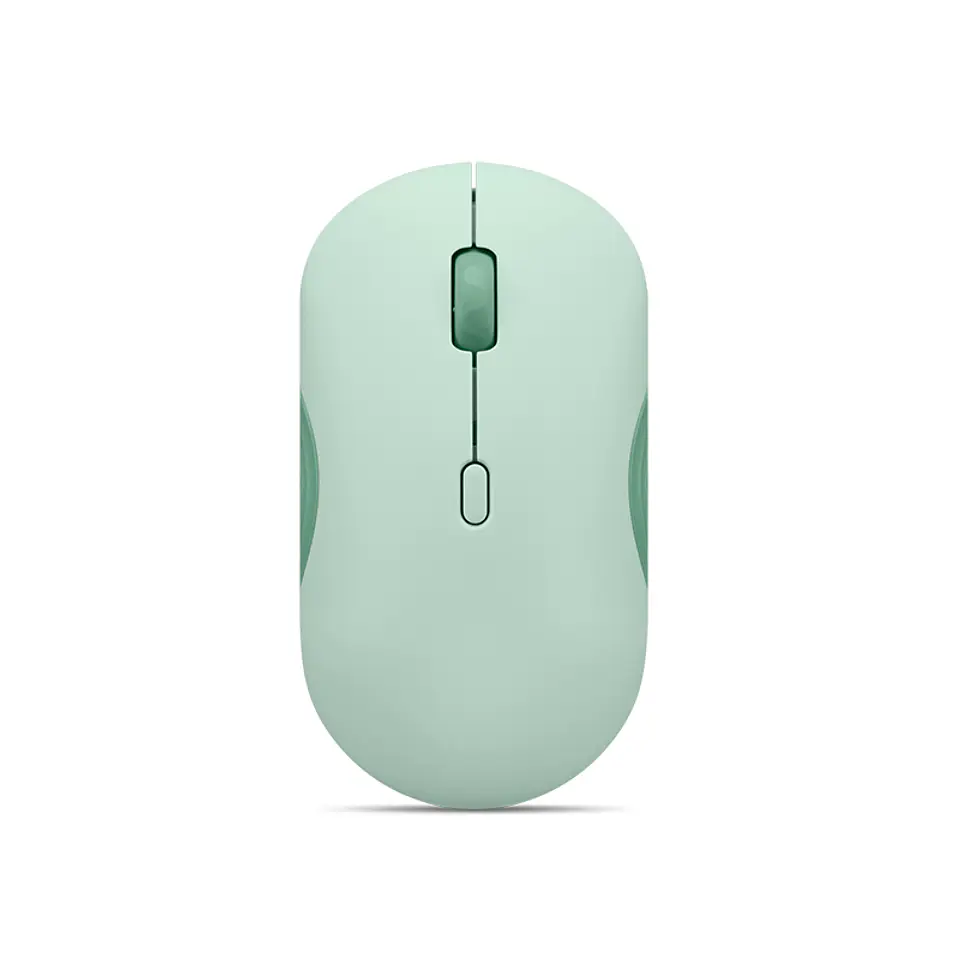 Mouse Lenovo 350 silencioso, Interfaz Bluetooth, Color Verde Musgo, sin batería 1