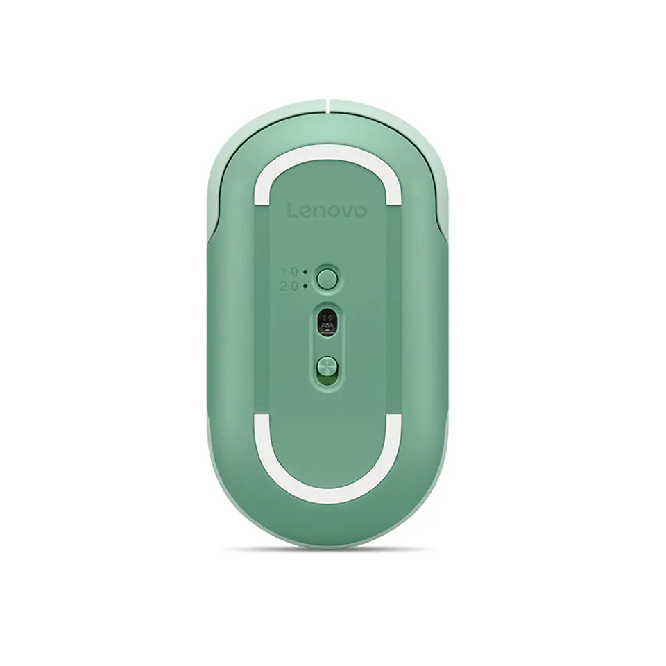 Mouse Lenovo 350 silencioso, Interfaz Bluetooth, Color Verde Musgo, sin batería 4