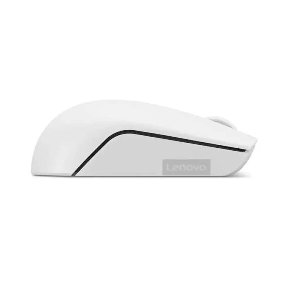 Mouse Inalambrico Compacto Lenovo 300, Color Gris Nube. 2