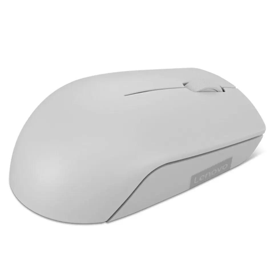 Mouse Inalambrico Compacto Lenovo 300, Color Gris Artico. 3