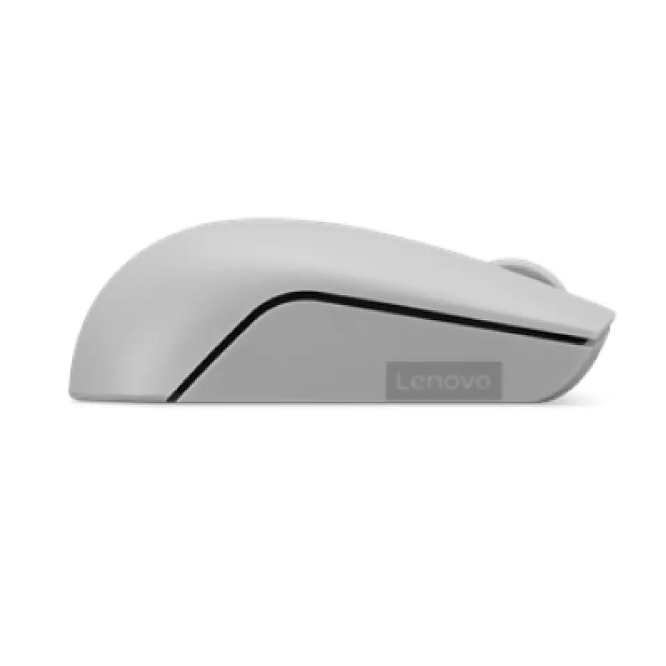 Mouse Inalambrico Compacto Lenovo 300, Color Gris Artico. 4