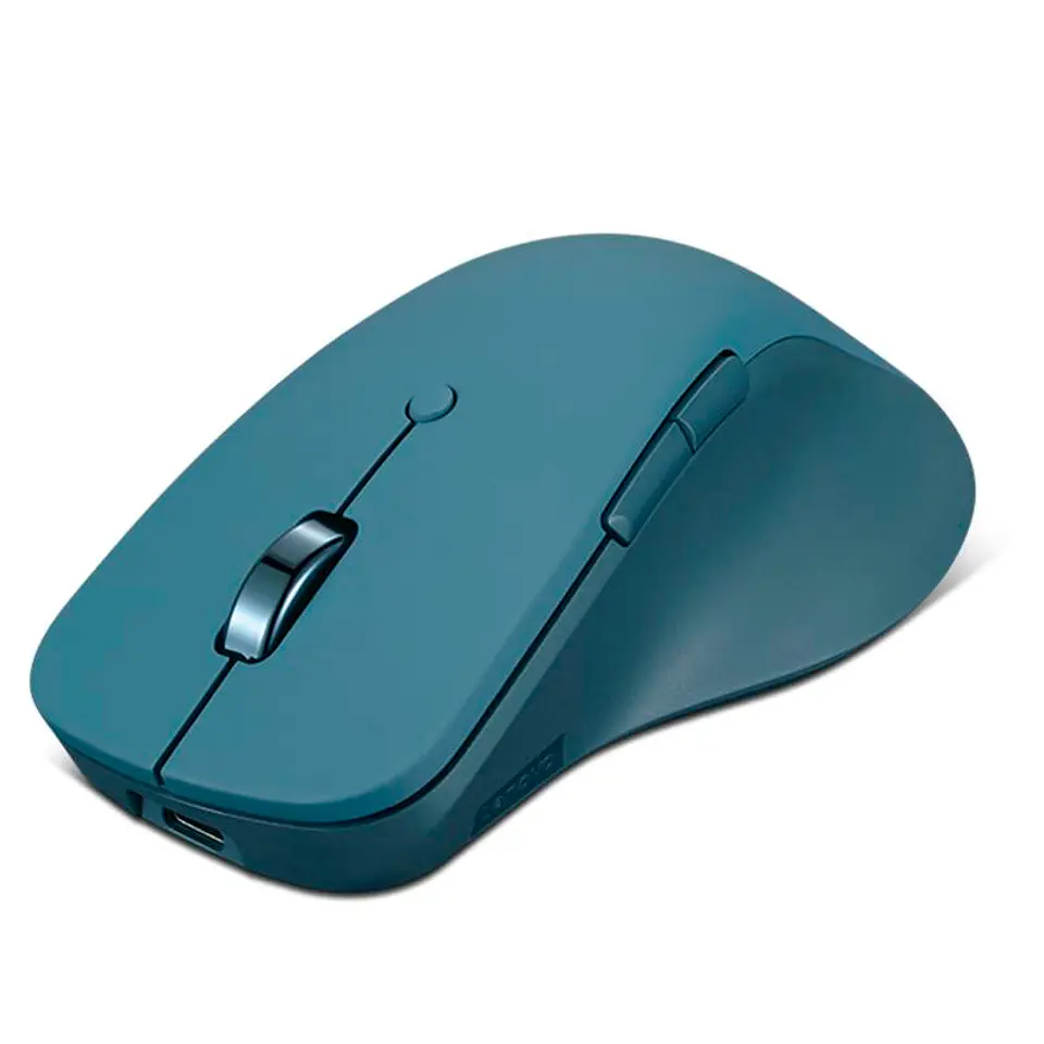 Mouse LENOVO Yoga Pro, Interfaz sensor óptico azul inalámbrico, 6 botones, verde azulado 1