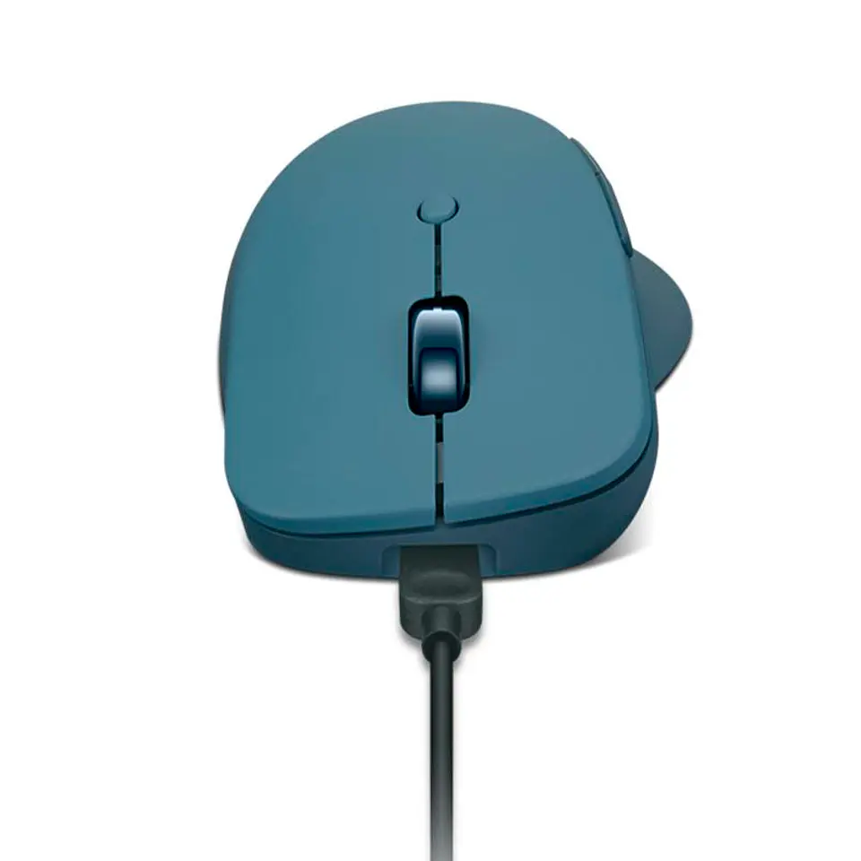 Mouse LENOVO Yoga Pro, Interfaz sensor óptico azul inalámbrico, 6 botones, verde azulado 2