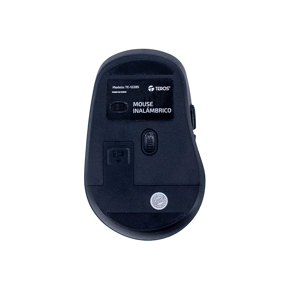 Mouse Inalámbrico Teros TE-1228S, 6 Botones, 2.4GHz, USB, Color Negro 4