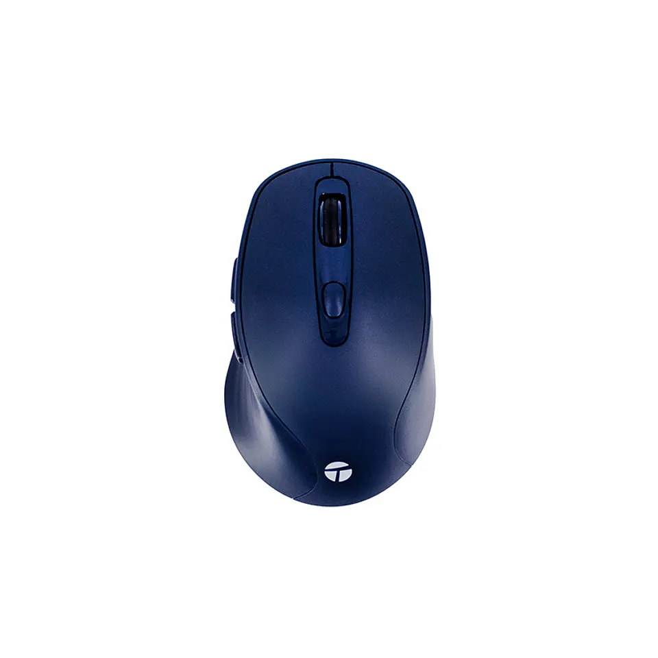 Mouse Inalámbrico Teros TE-1235S, 2.4GHz, 6 Botones, USB, Color Azul 1